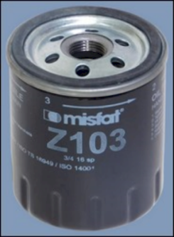 Z103 Olejový filtr MISFAT