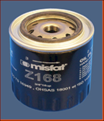 Z168 Olejový filtr MISFAT