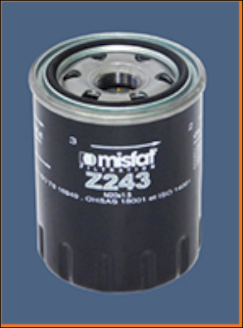 Z243 Olejový filtr MISFAT