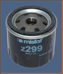 Z299 Olejový filtr MISFAT