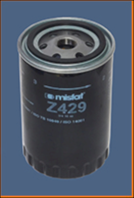 Z429 Olejový filtr MISFAT