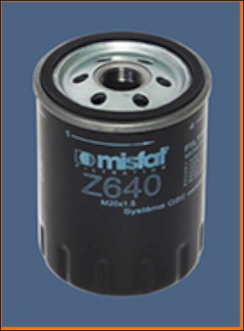 Z640 Olejový filtr MISFAT