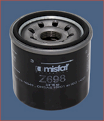 Z698 Olejový filtr MISFAT