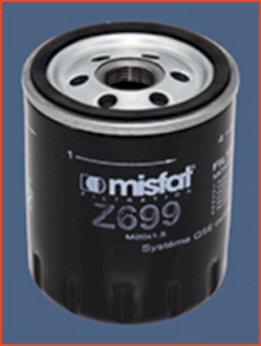 Z699 Olejový filtr MISFAT
