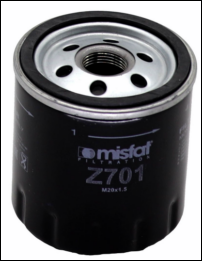 Z701 MISFAT olejový filter Z701 MISFAT