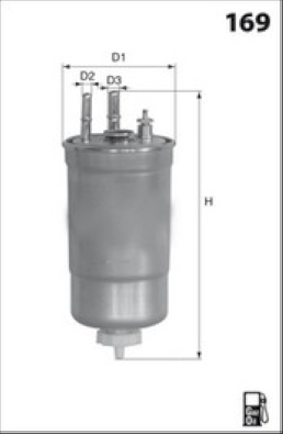 M729 Palivový filtr MISFAT