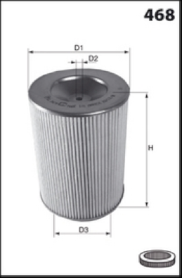 R755 Vzduchový filtr MISFAT