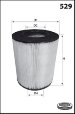 R150 Vzduchový filtr MISFAT