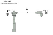 134333 HITACHI sada zapaľovacích káblov 134333 HITACHI