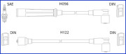 134474 HITACHI sada zapaľovacích káblov 134474 HITACHI