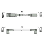 134786 HITACHI sada zapaľovacích káblov 134786 HITACHI