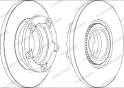 WGR1573-1 Brzdový kotouč PREMIER WAGNER