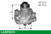 LAWP0816 Vodní čerpadlo, chlazení motoru LUCAS