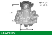 LAWP0822 Vodní čerpadlo, chlazení motoru LUCAS