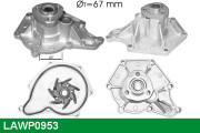 LAWP0953 Vodní čerpadlo, chlazení motoru LUCAS