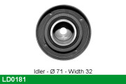 LD0181 Napínací kladka, ozubený řemen LUCAS