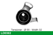LD0362 Napínací kladka, ozubený řemen LUCAS