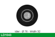 LD1043 Napínací kladka, ozubený řemen LUCAS