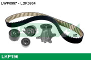 LKP196 Vodní pumpa + sada ozubeného řemene LUCAS