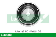 LD0980 LUCAS napínacia kladka ozubeného remeňa LD0980 LUCAS