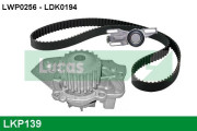 LKP139 Vodní pumpa + sada ozubeného řemene LUCAS
