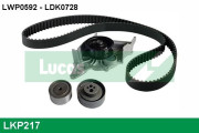 LKP217 Vodní pumpa + sada ozubeného řemene LUCAS