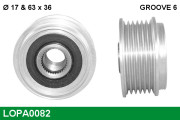 LOPA0082 LUCAS voľnobeżka alternátora LOPA0082 LUCAS