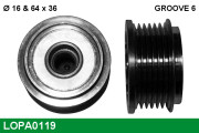 LOPA0119 LUCAS voľnobeżka alternátora LOPA0119 LUCAS