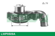 LWP0589A Vodní čerpadlo, chlazení motoru LUCAS