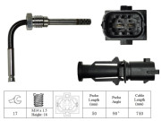 LGS6070 Čidlo, teplota výfukových plynů LUCAS