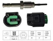 LGS6048 LUCAS snímač teploty výfukových plynov LGS6048 LUCAS