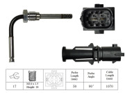 LGS6090 Čidlo, teplota výfukových plynů LUCAS