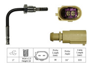 LGS7126 LUCAS snímač teploty výfukových plynov LGS7126 LUCAS