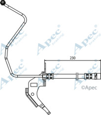 HOS3708 APEC braking nezařazený díl HOS3708 APEC braking