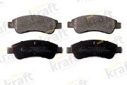 6006051 Sada brzdových destiček, kotoučová brzda KRAFT AUTOMOTIVE