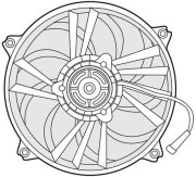 1209642 CTR ventilátor chladenia motora 1209642 CTR