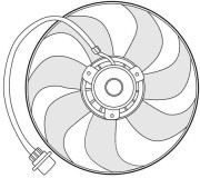 1209648 Větrák, chlazení motoru CTR