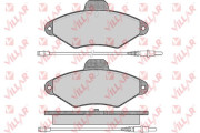 626.0487 VILLAR sada brzdových platničiek kotúčovej brzdy 626.0487 VILLAR