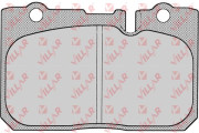 626.0702 Sada brzdových destiček, kotoučová brzda VILLAR