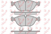 626.0881 Sada brzdových destiček, kotoučová brzda VILLAR