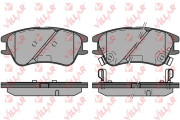626.1212 Sada brzdových destiček, kotoučová brzda VILLAR