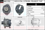 WA11152 EDR alternátor WA11152 EDR