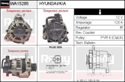 WA15285 EDR alternátor WA15285 EDR