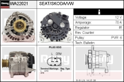 WA22021 EDR alternátor WA22021 EDR