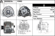 930024N EDR alternátor 930024N EDR