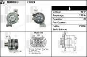 930083 EDR alternátor 930083 EDR