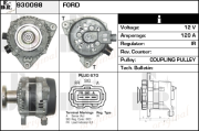 930098 EDR alternátor 930098 EDR