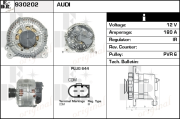 930202 EDR alternátor 930202 EDR