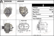 930436 EDR alternátor 930436 EDR
