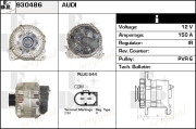 930486 EDR alternátor 930486 EDR